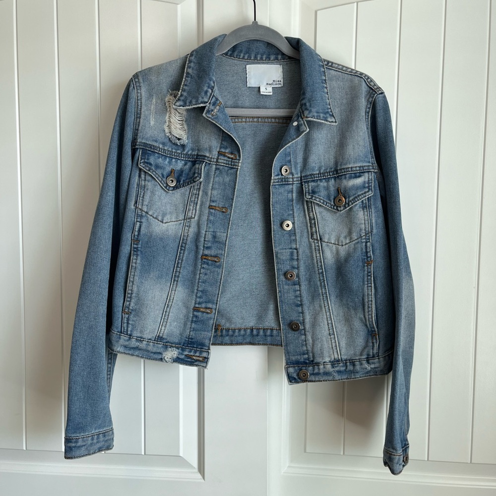 Stylish Light Blue Denim Jacket